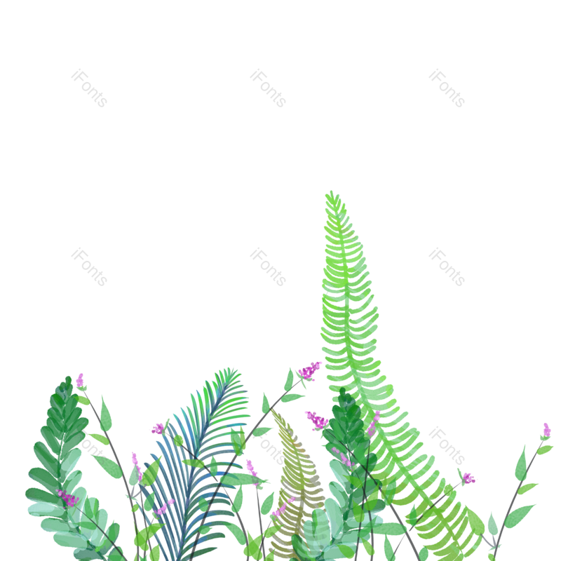 花草图片,植物素材元素,春天PNG,绿色免抠素材